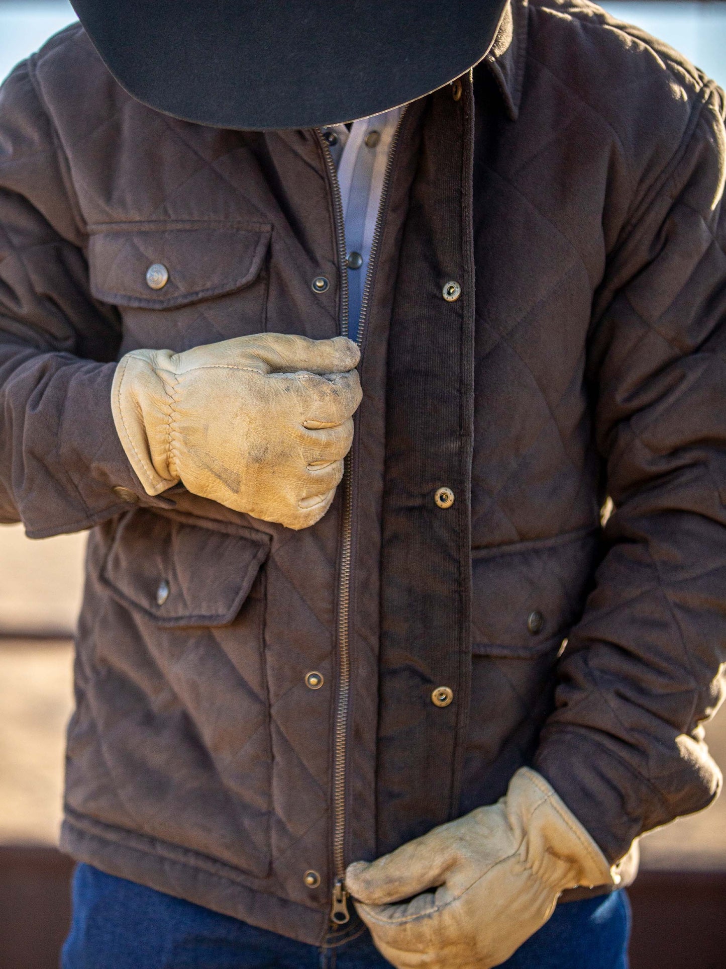 Schaefer Outfitter Quilted Microsuede Jacket