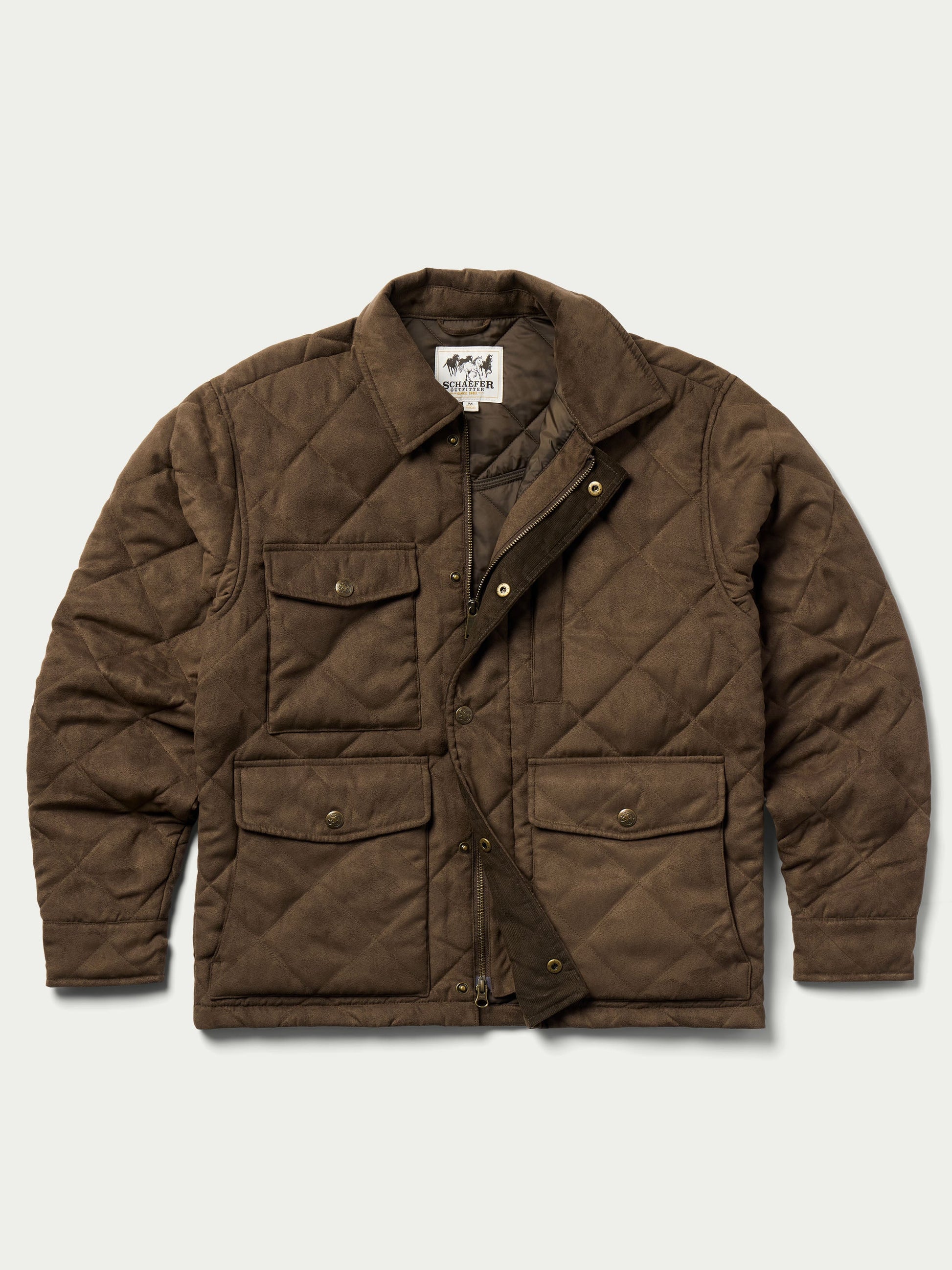 Schaefer Outfitter Quilted Microsuede Jacket