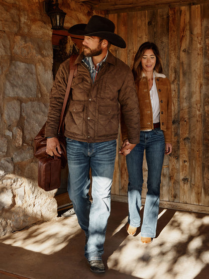 Schaefer Outfitter Quilted Microsuede Jacket