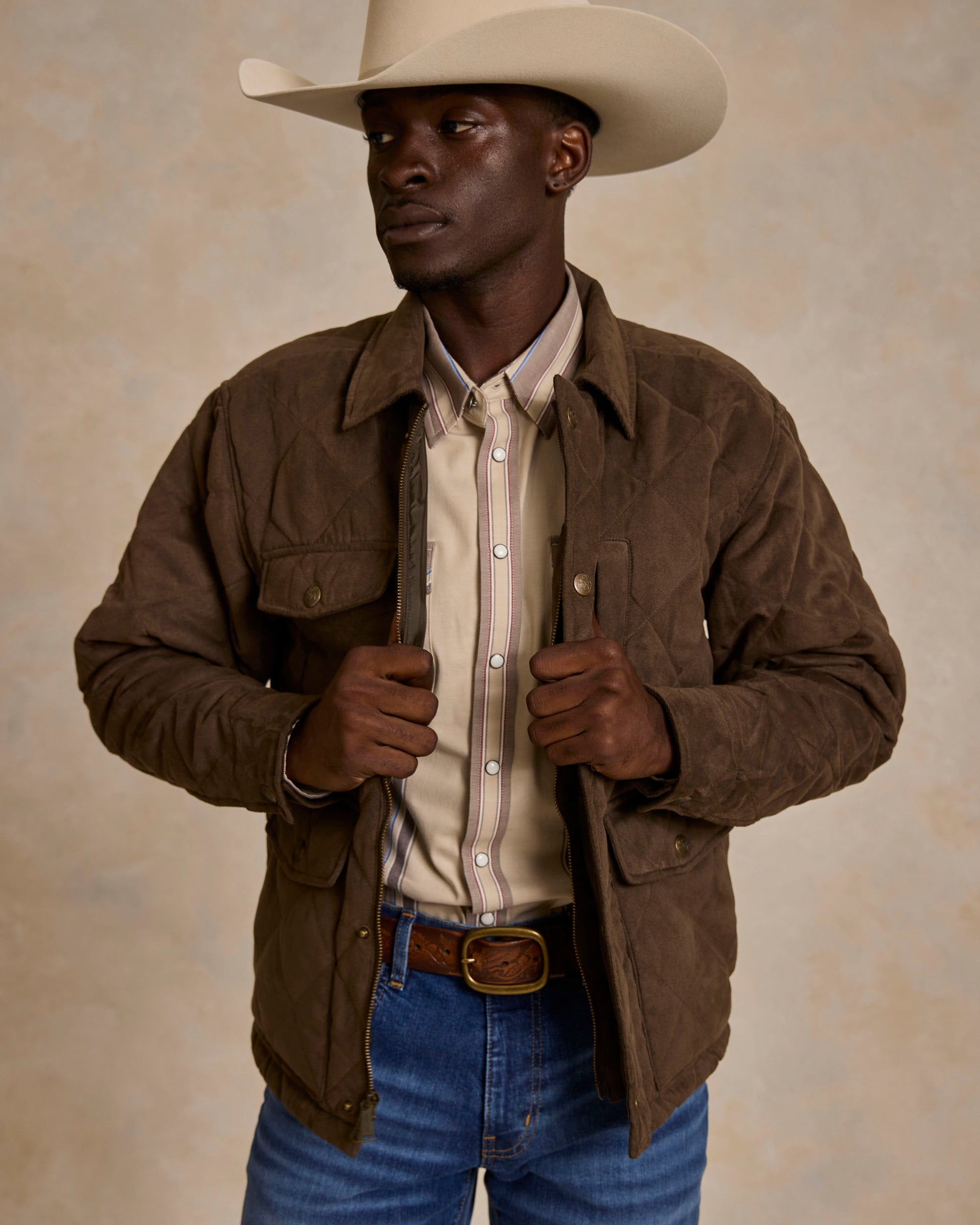 Schaefer Outfitter Quilted Microsuede Jacket
