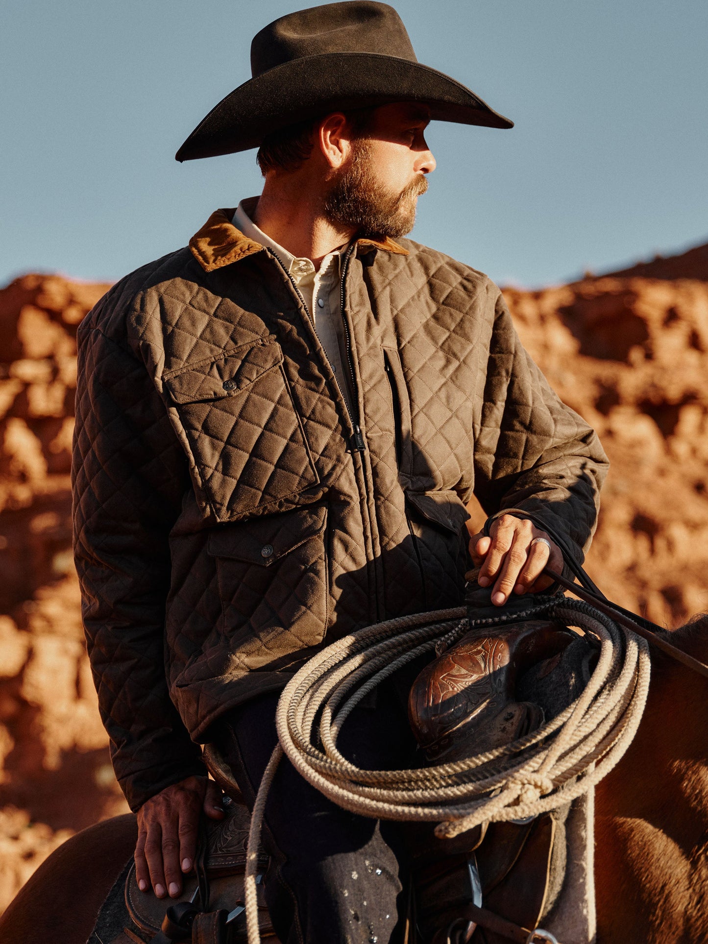 Schaefer Outfitter RangeWax® Blacktail Quilted Jacket