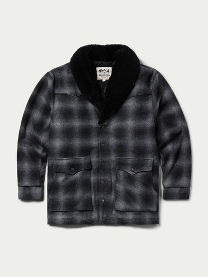Schaefer Outfitter Wool Coat With Shearling Collar