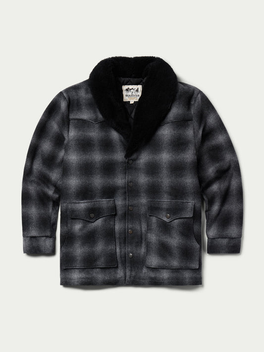 Schaefer Outfitter Wool Coat With Shearling Collar