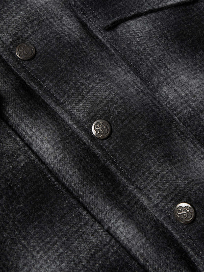 Schaefer Outfitter Wool Coat With Shearling Collar