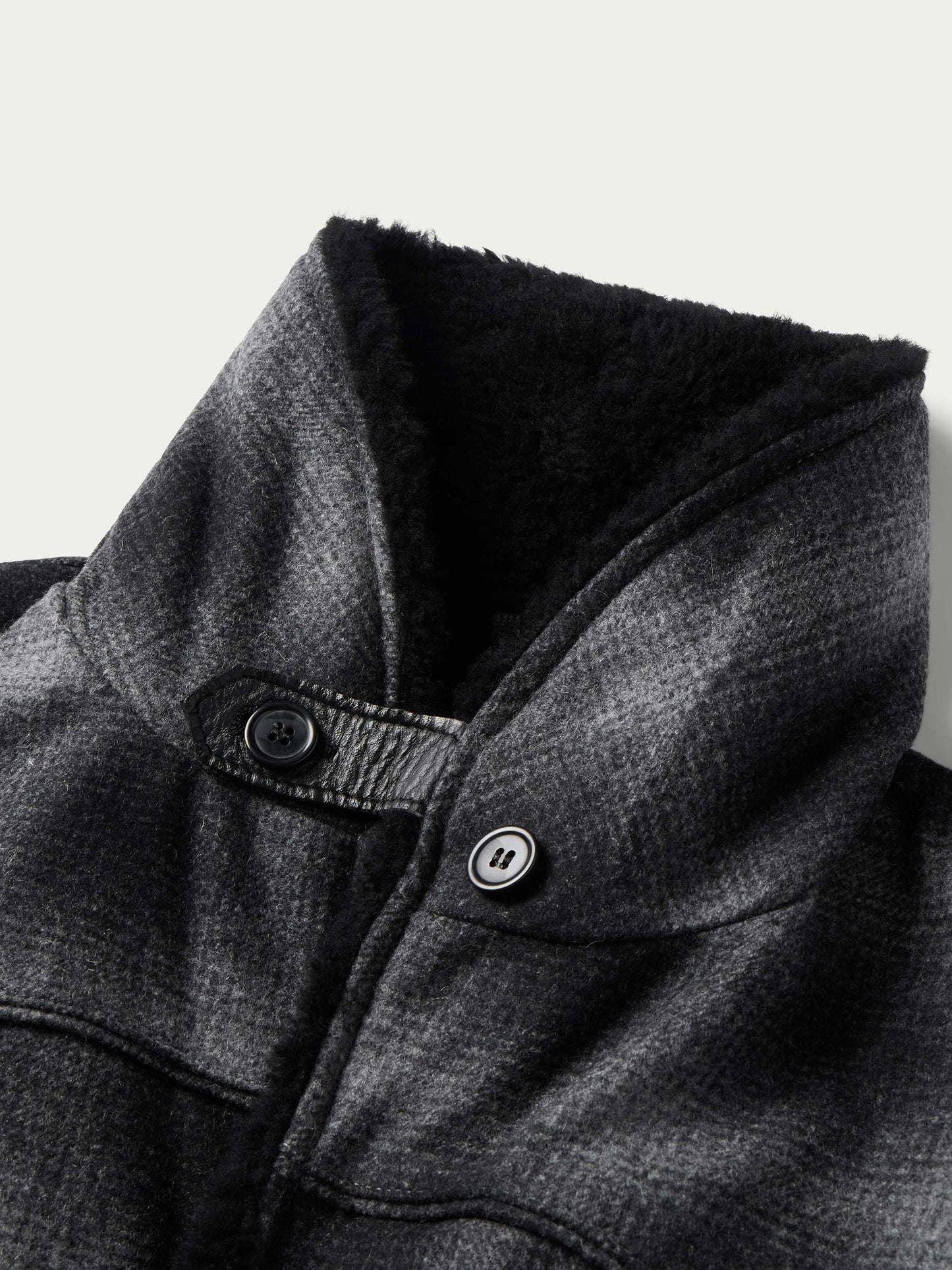 Schaefer Outfitter Wool Coat With Shearling Collar