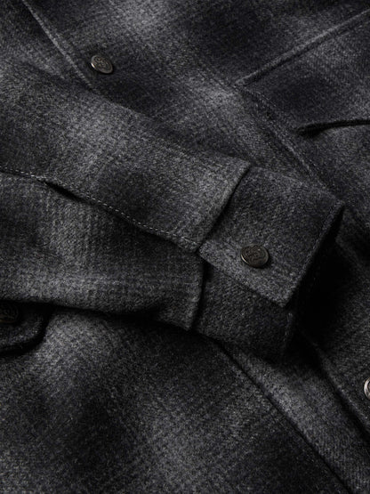 Schaefer Outfitter Wool Coat With Shearling Collar