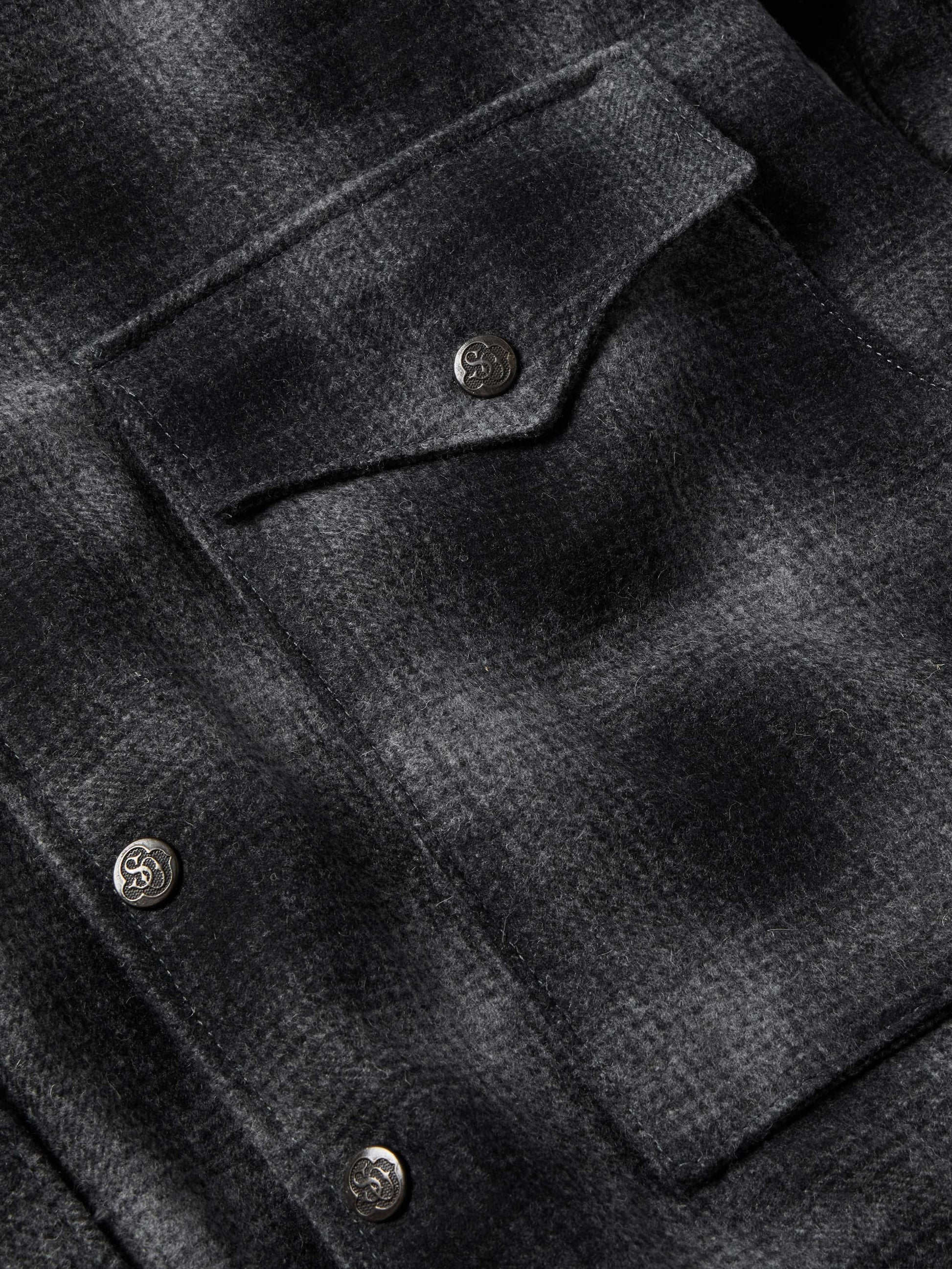 Schaefer Outfitter Wool Coat With Shearling Collar