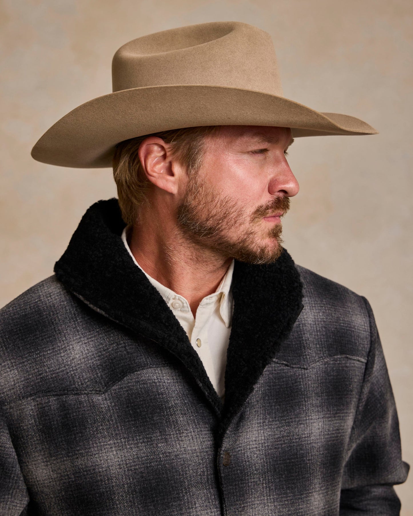 Schaefer Outfitter Wool Coat With Shearling Collar