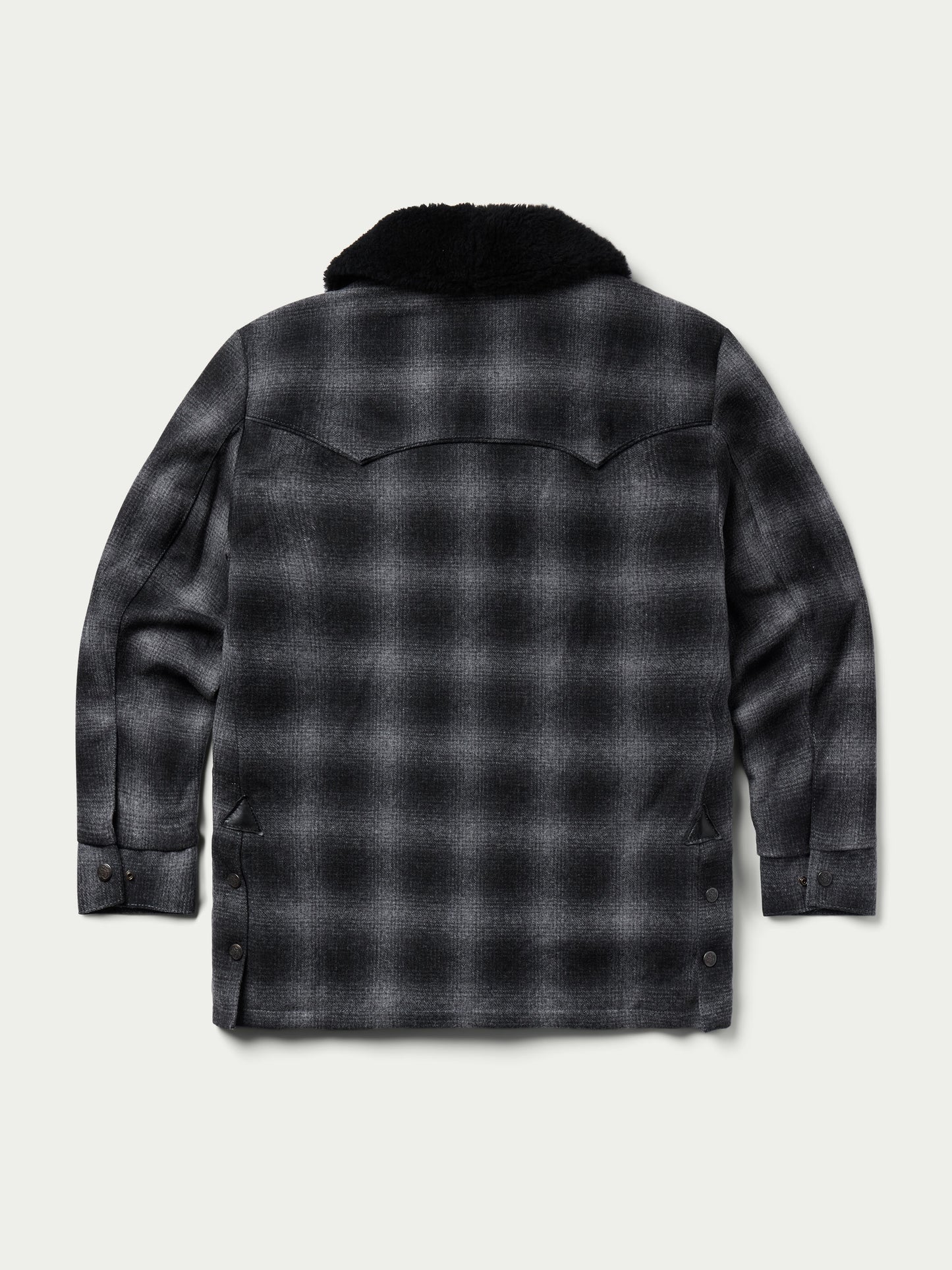 Schaefer Outfitter Wool Coat With Shearling Collar