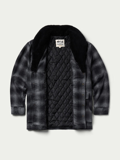 Schaefer Outfitter Wool Coat With Shearling Collar