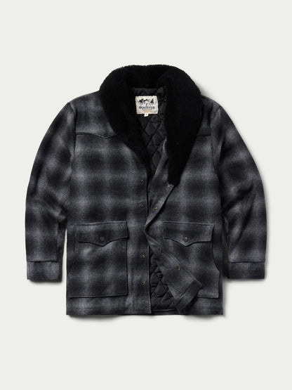 Schaefer Outfitter Wool Coat With Shearling Collar