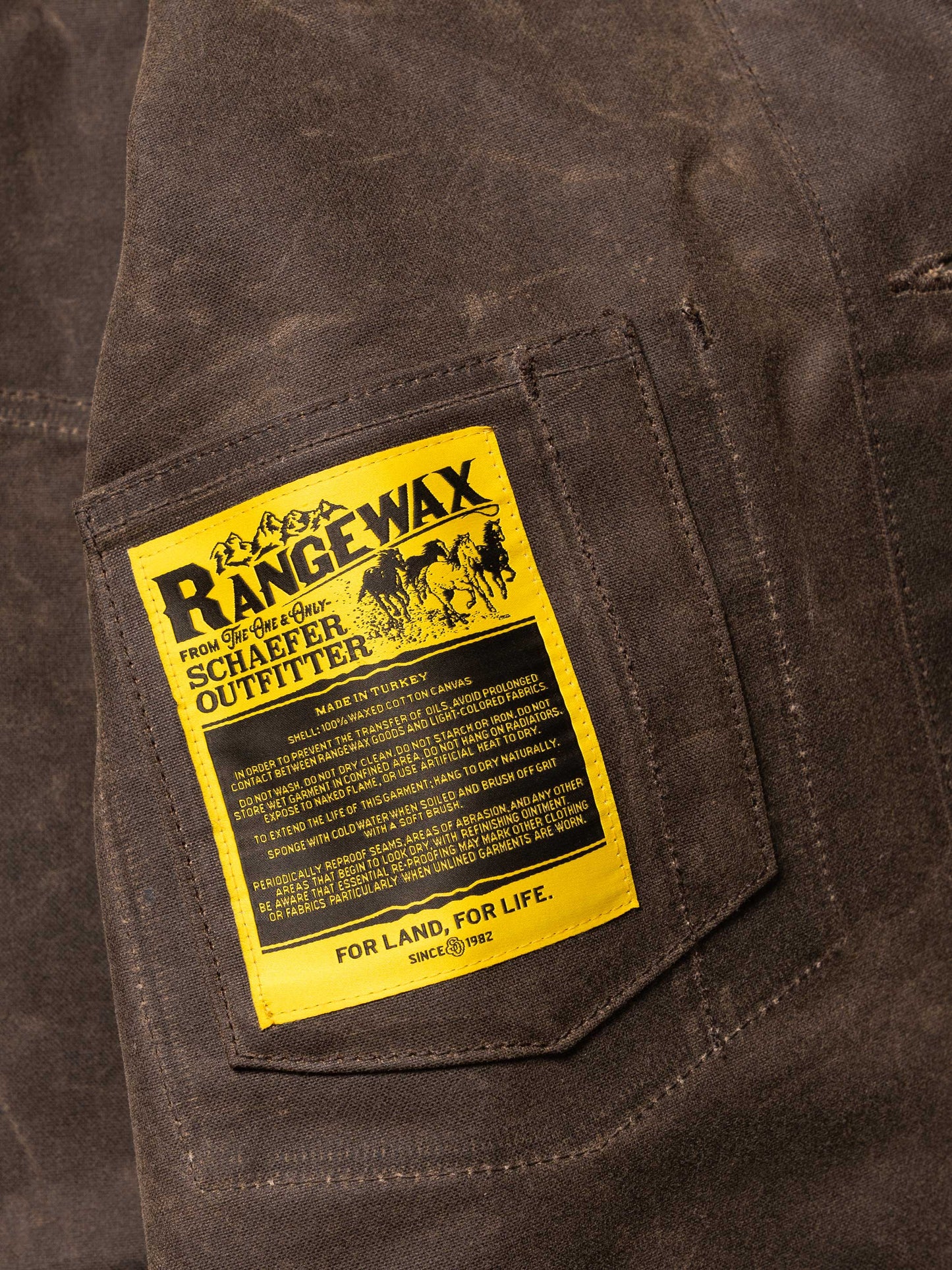 Schaefer Outfitter RangeWaxÂ® Mesquite Jacket