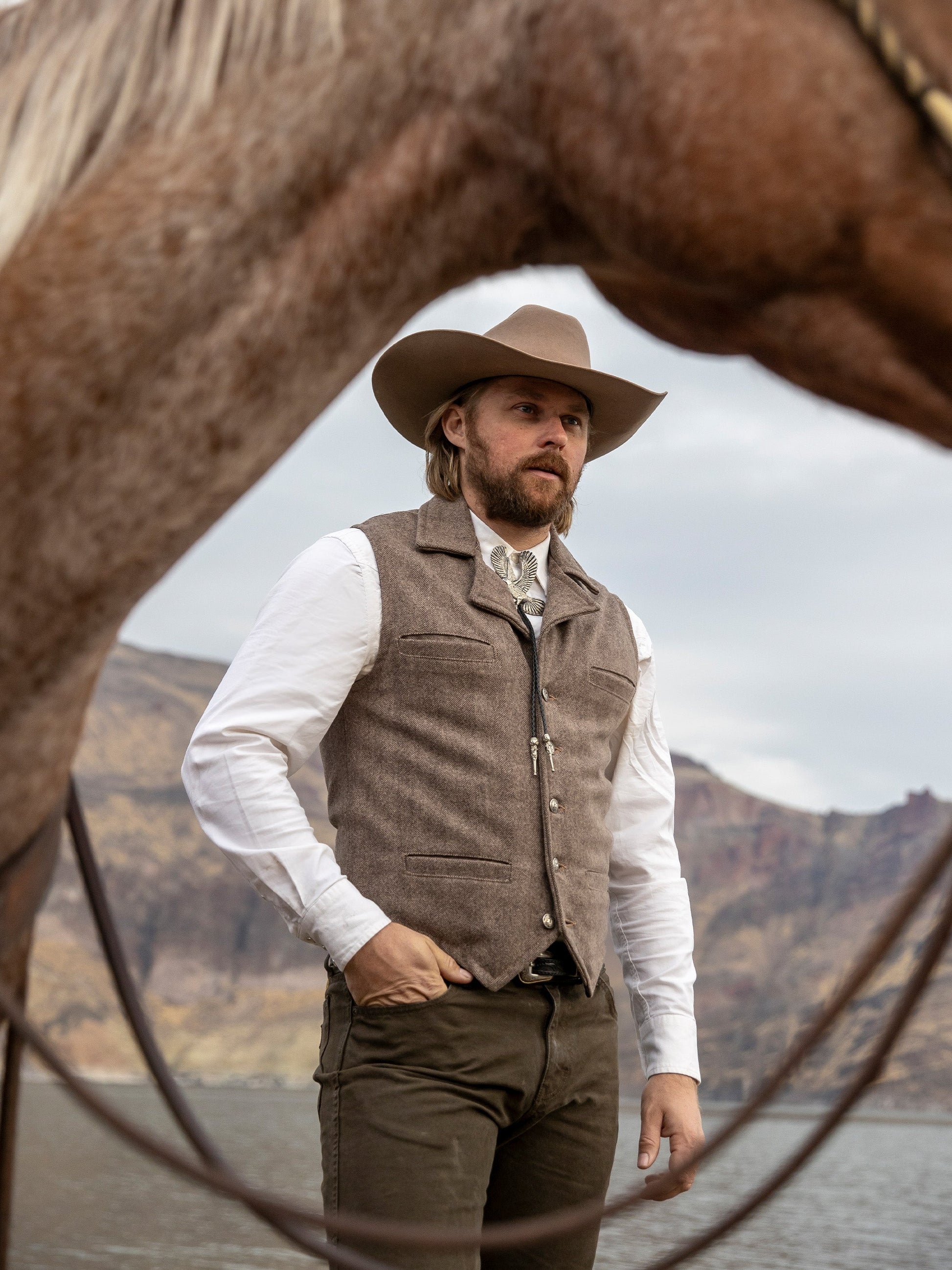 Schaefer Outfitter Cattle Baron Wool Vest