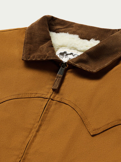 Schaefer Outfitter Zip Canvas Vest With Sherpa Lining