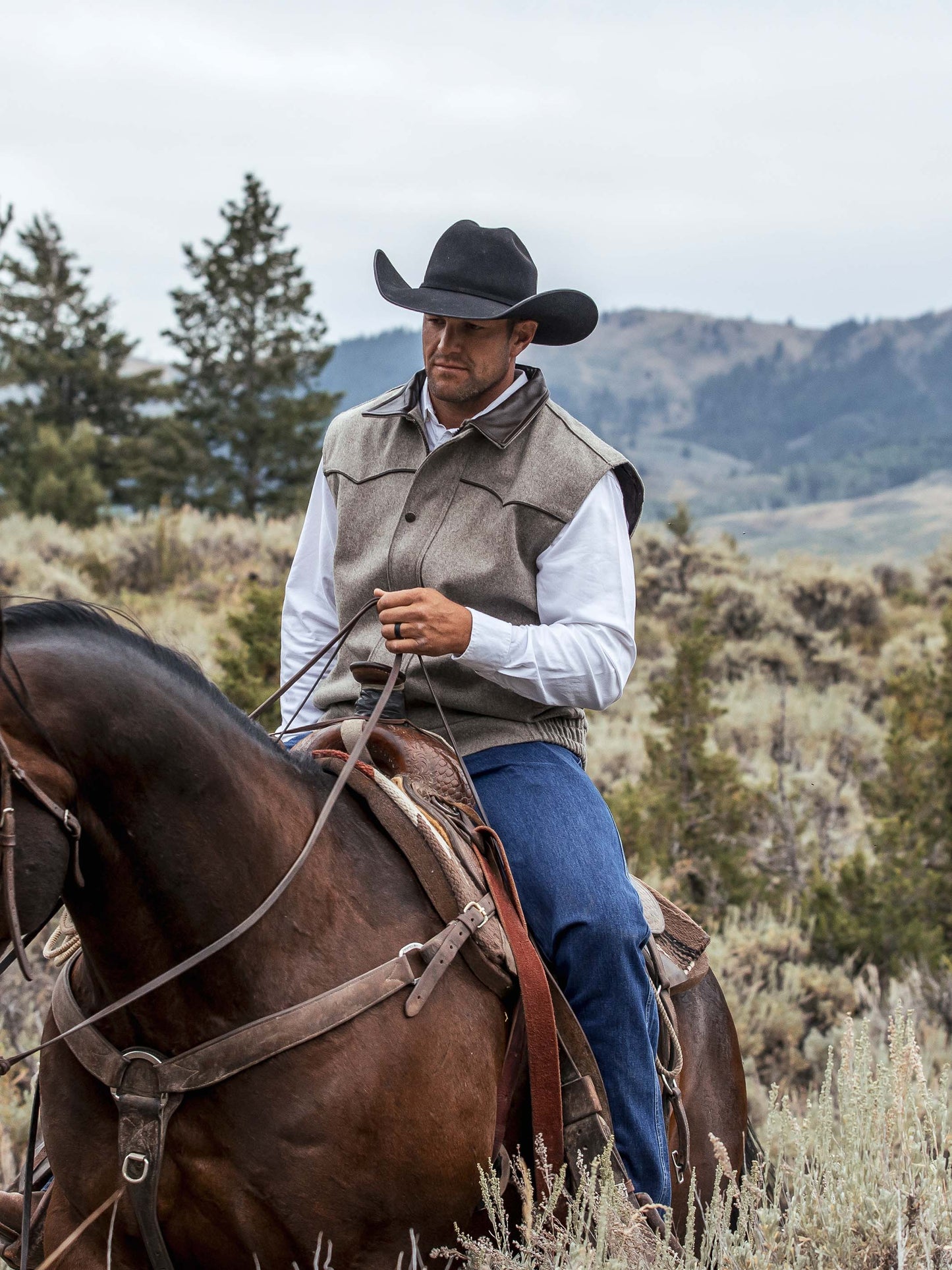 Schaefer Outfitter Cattle King Wool Vest