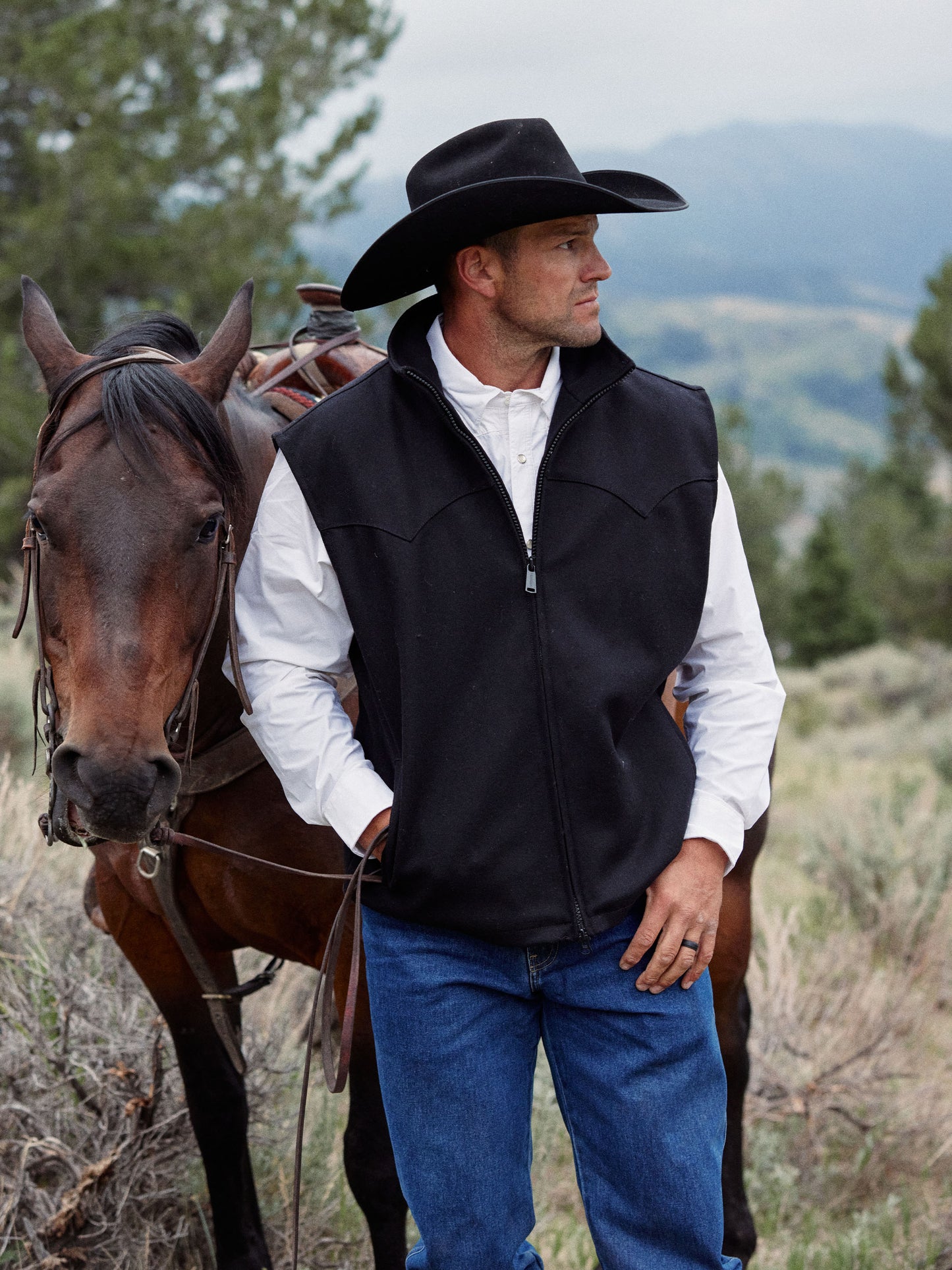 Schaefer Outfitter Schaefer Wool Arena Vest & Dependable Outerwear