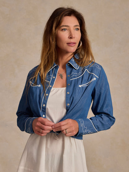 Schaefer Outfitter Women's Embroidered Dale Shirt