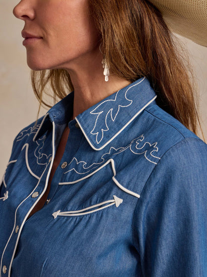 Schaefer Outfitter Women's Embroidered Dale Shirt
