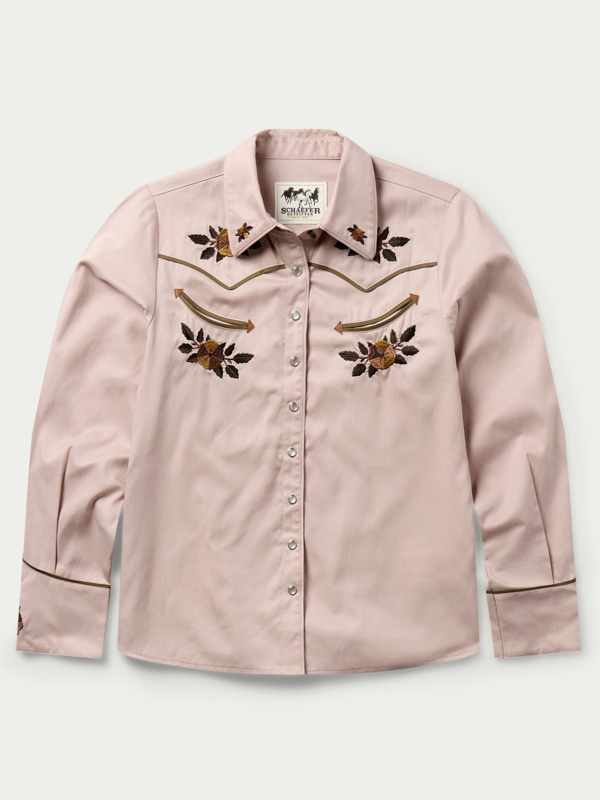 Schaefer Outfitter Women's Embroidered Snap Shirt