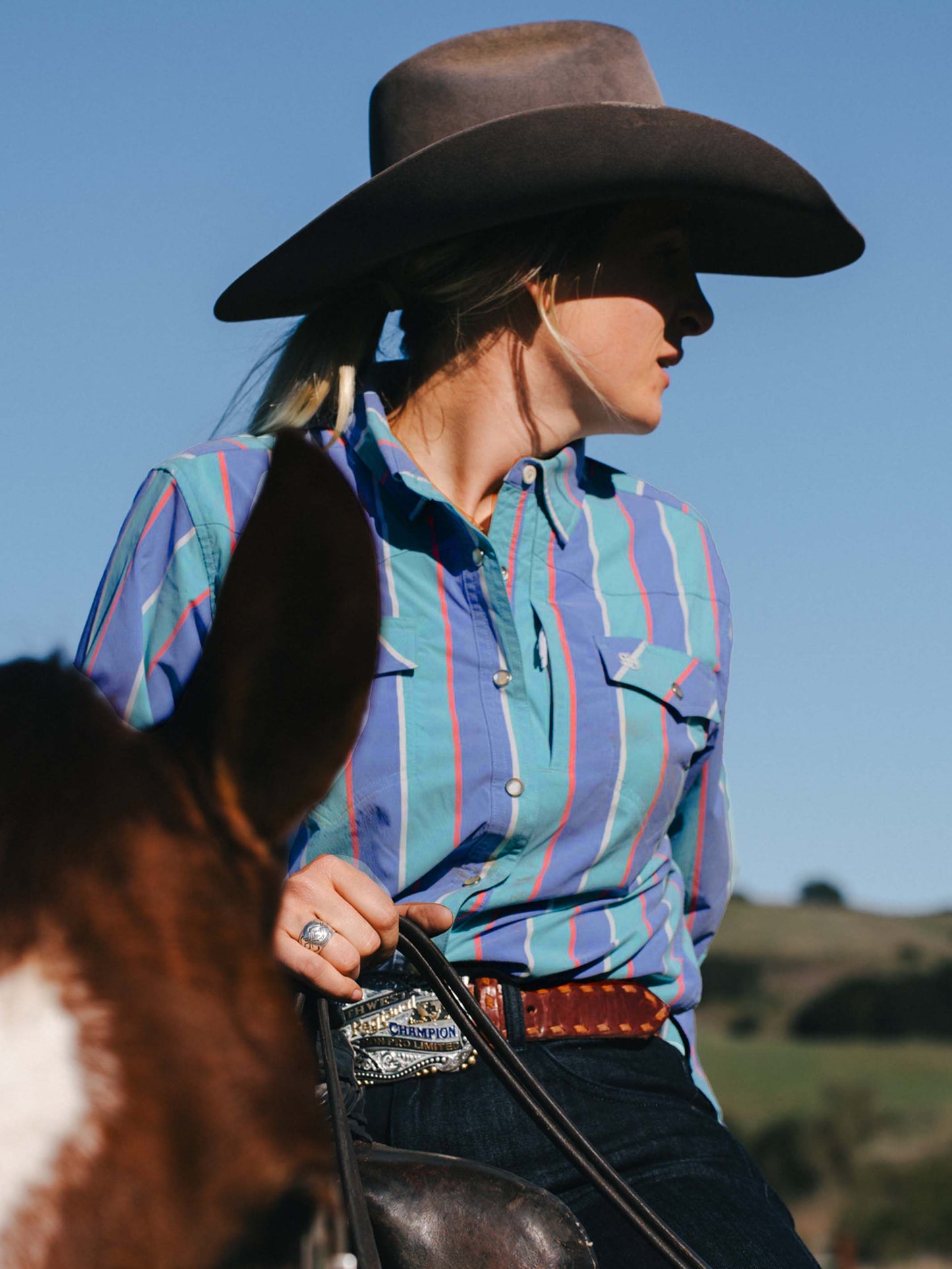 Schaefer Outfitter Women's RangeTek Western Guide Snap Shirt