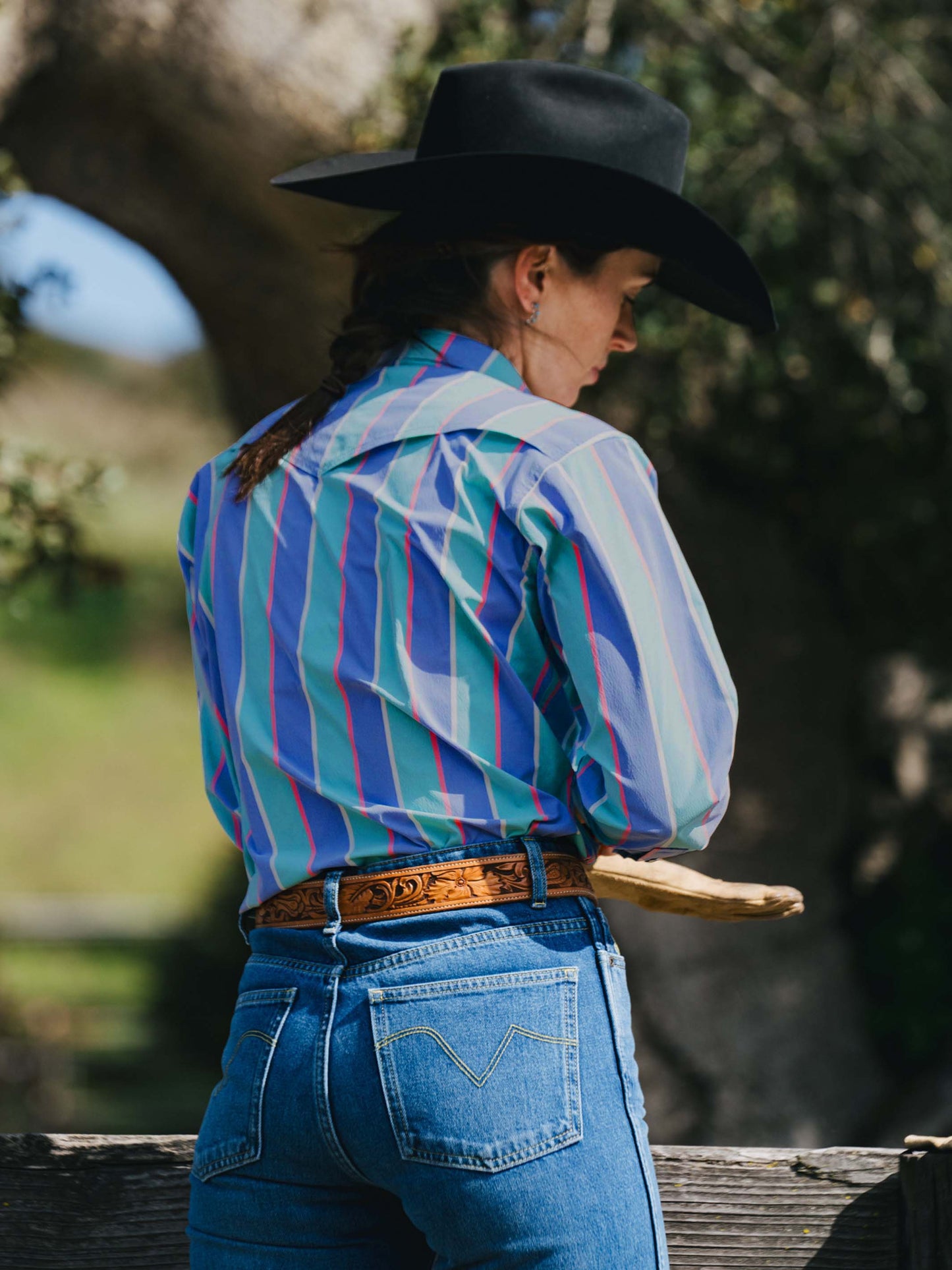 Schaefer Outfitter Women's RangeTek Western Guide Snap Shirt