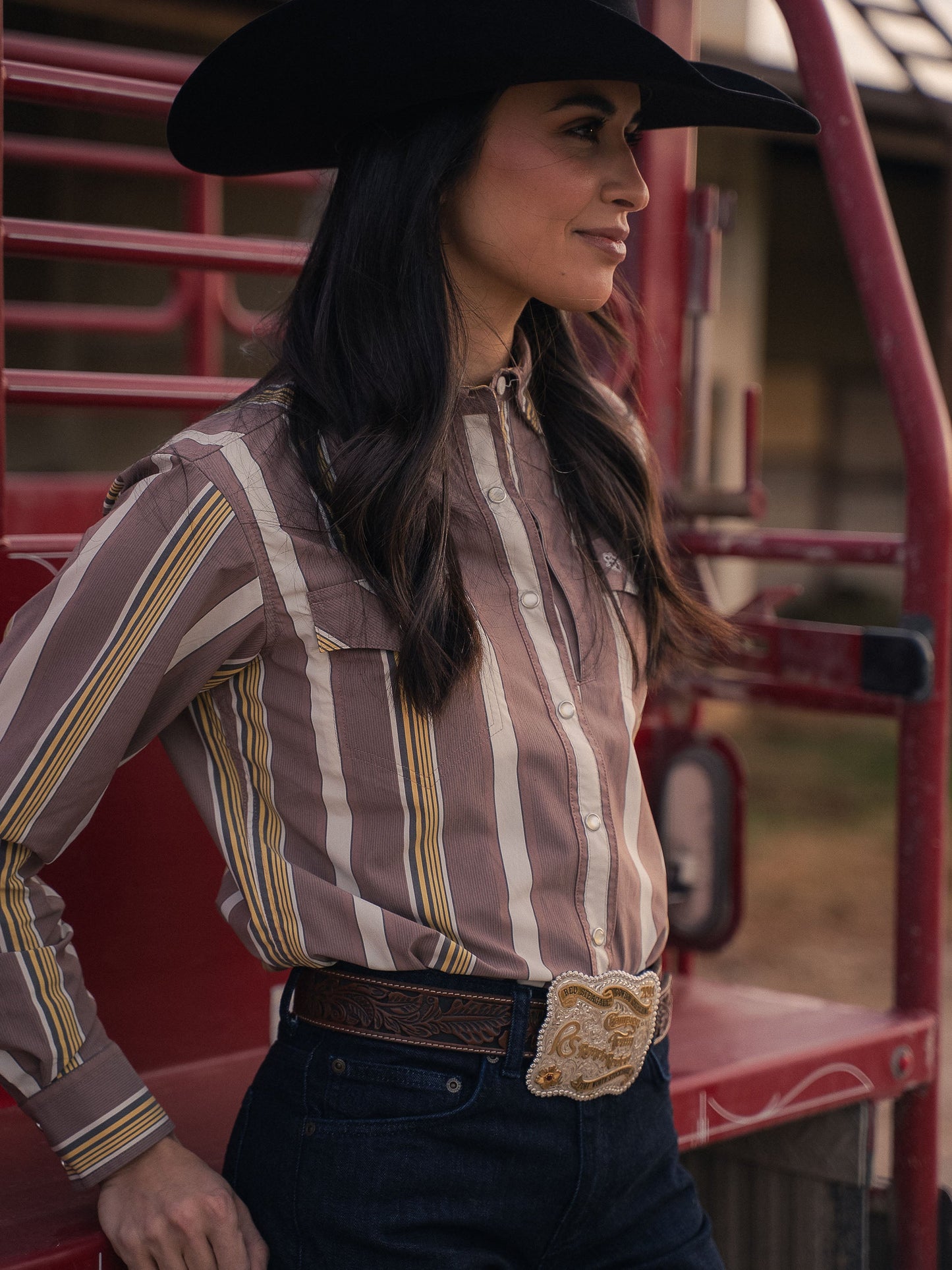 Schaefer Outfitter Women's RangeTek Western Guide Snap Shirt