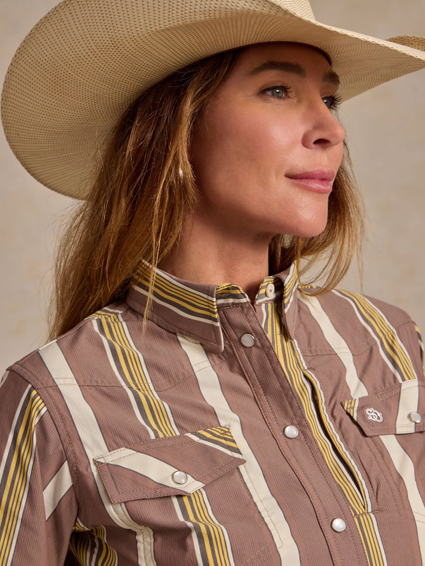 Schaefer Outfitter Women's RangeTek Western Guide Snap Shirt