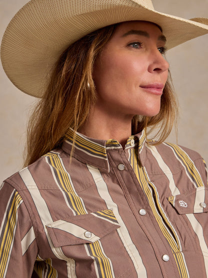 Schaefer Outfitter Women's RangeTek Western Guide Snap Shirt