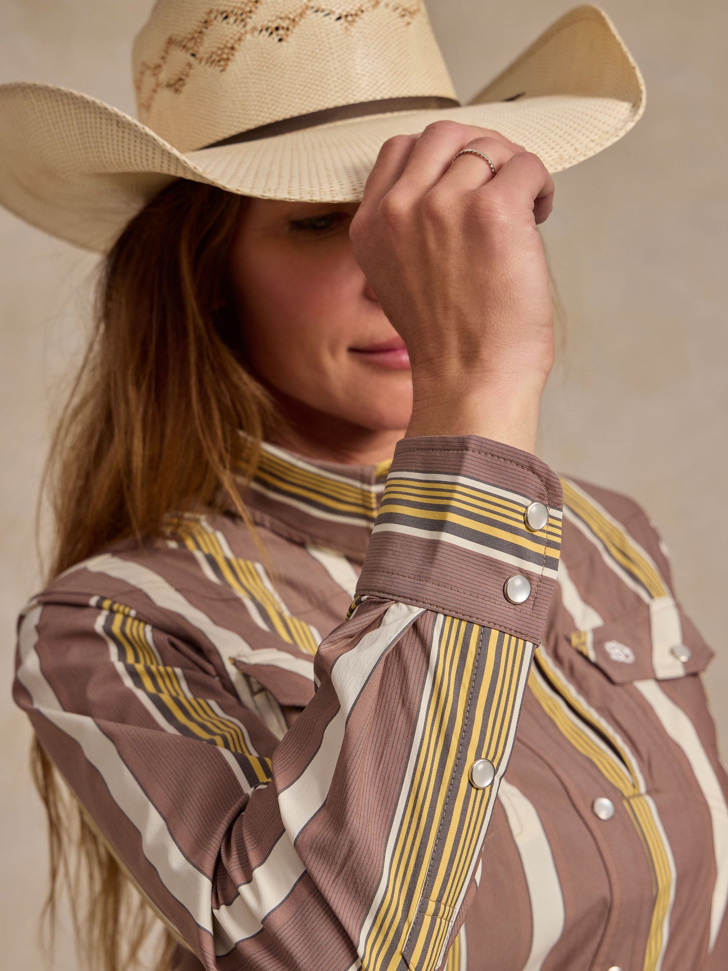 Schaefer Outfitter Women's RangeTek Western Guide Snap Shirt