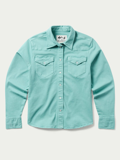 Schaefer Outfitter Women's Western Denim Snap Shirt