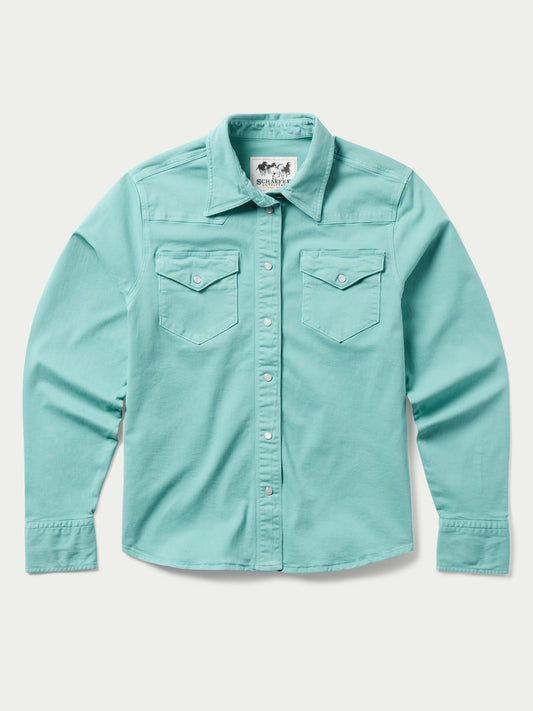 Schaefer Outfitter Women's Western Denim Snap Shirt