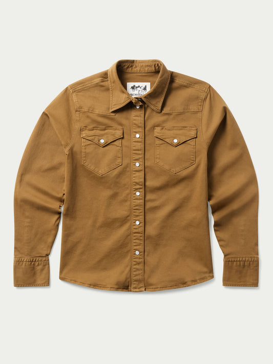 Schaefer Outfitter Women's Western Denim Snap Shirt
