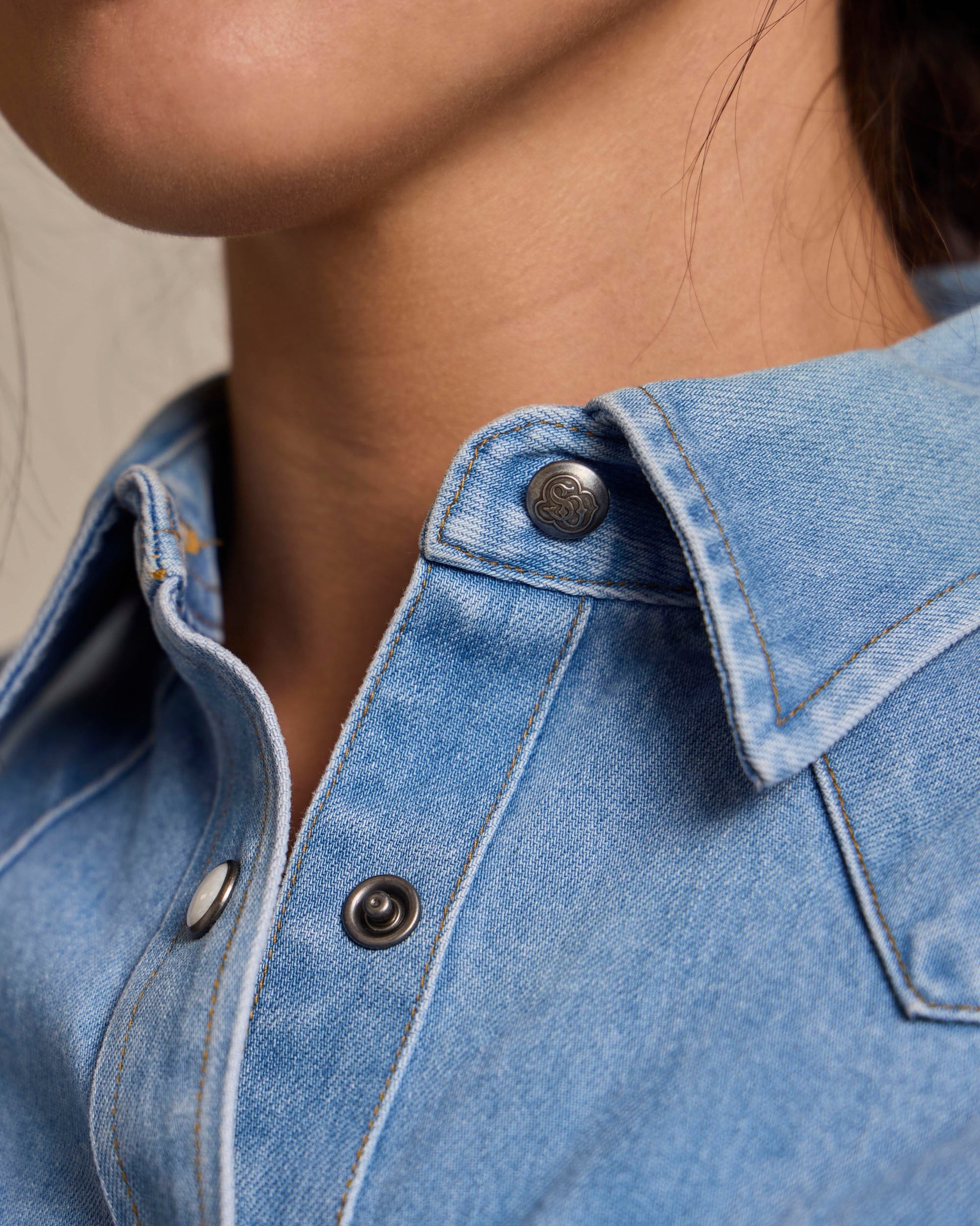Schaefer Outfitter Women's Western Denim Pearl Snap