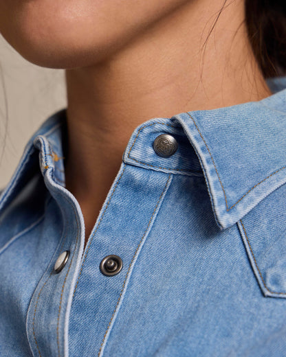 Schaefer Outfitter Women's Western Denim Pearl Snap
