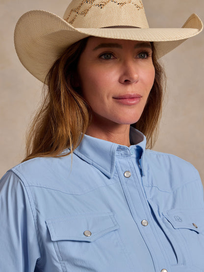 Schaefer Outfitter Women's RangeTek Western Guide Snap Shirt
