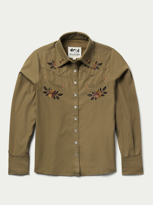 Schaefer Outfitter Women's Embroidered Snap Shirt