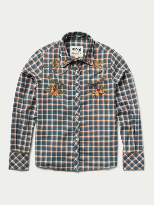 Schaefer Outfitter Women's Embroidered Snap Shirt