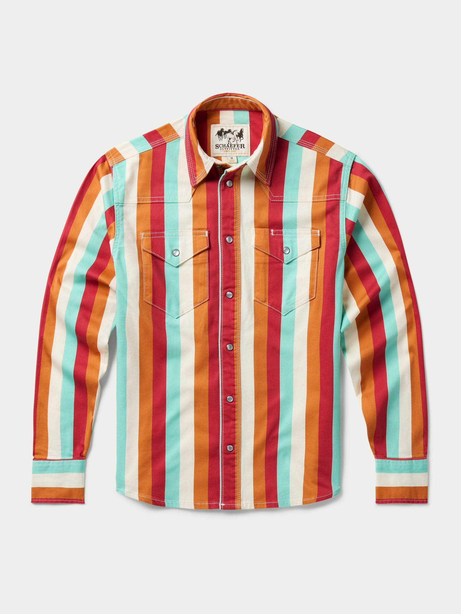 Schaefer Outfitter Women's Western Stretch Snap Shirt