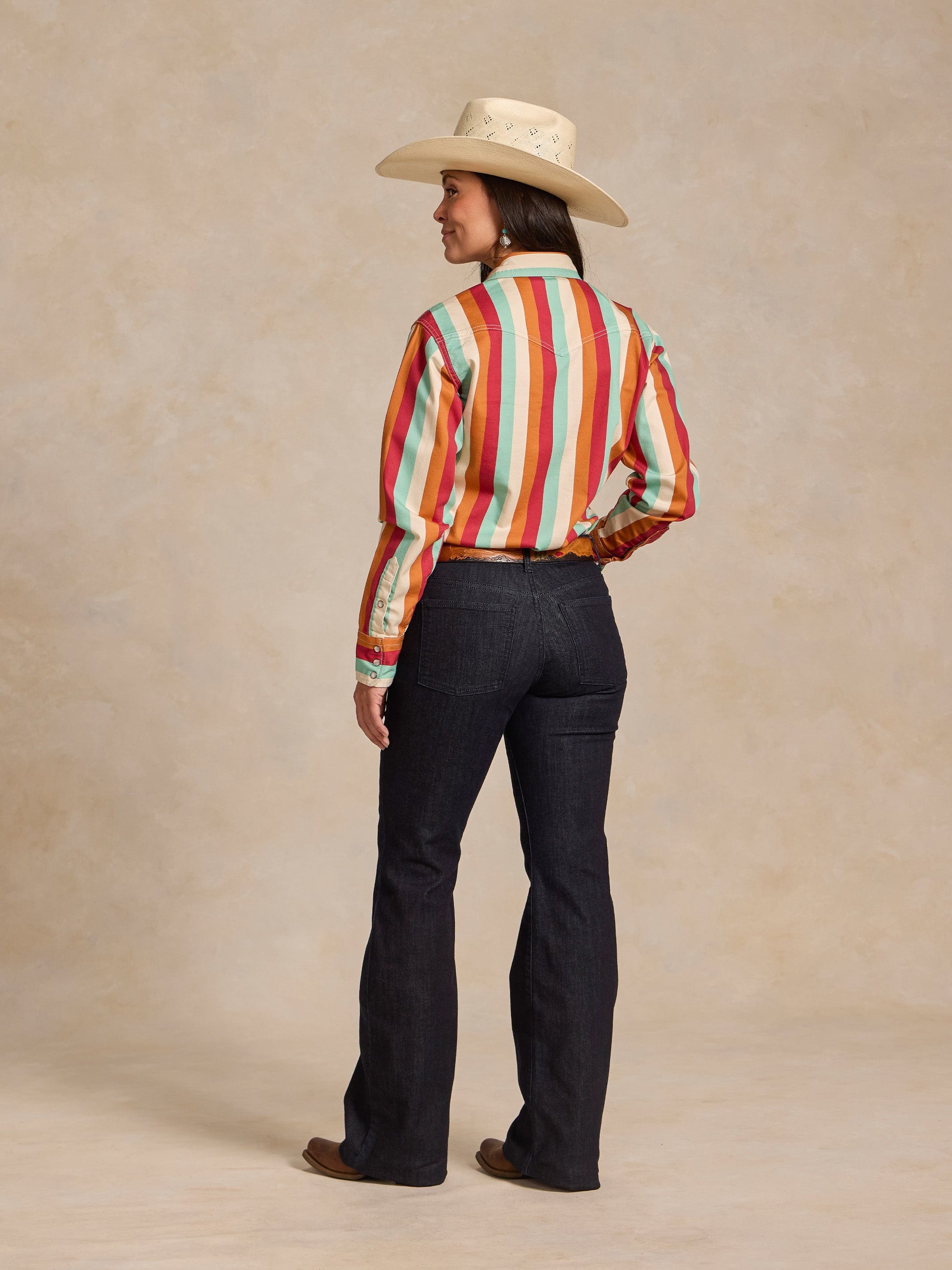 Schaefer Outfitter Women's Western Stretch Snap Shirt
