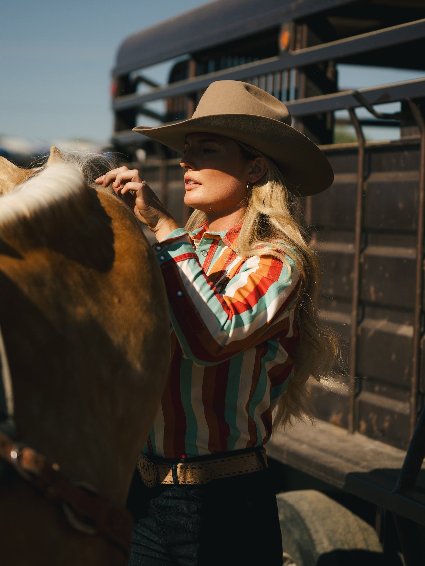 Schaefer Outfitter Women's Western Stretch Snap Shirt