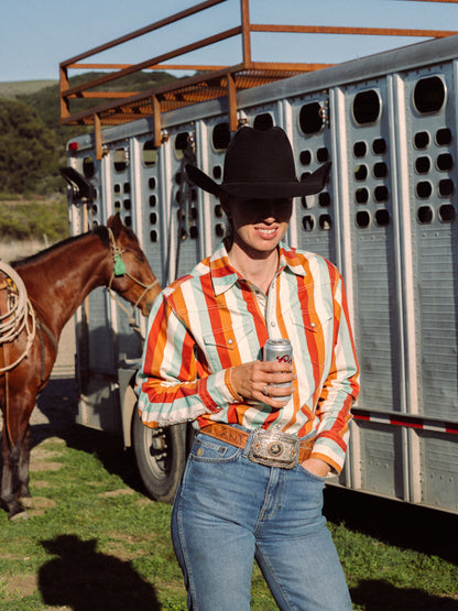 Schaefer Outfitter Women's Western Stretch Snap Shirt