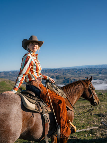 Schaefer Outfitter Women's Western Stretch Snap Shirt