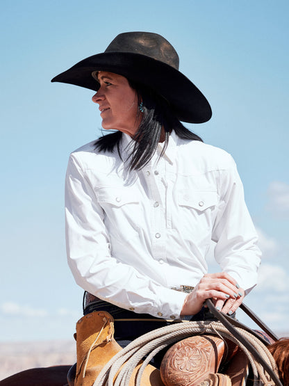 Schaefer Outfitter Women's RangeTek Western Guide Snap Shirt