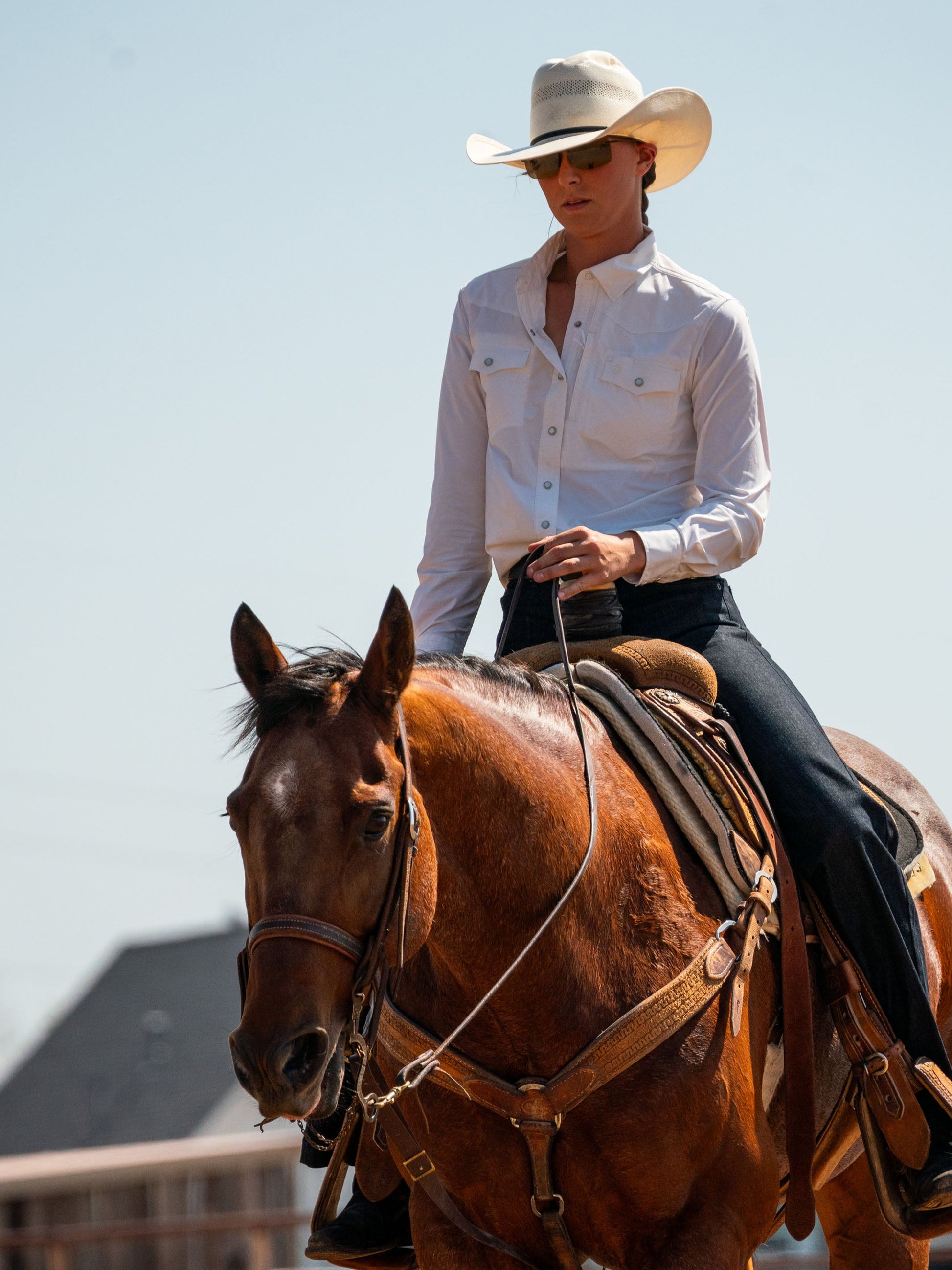 Schaefer Outfitter Women's RangeTek Western Guide Snap Shirt