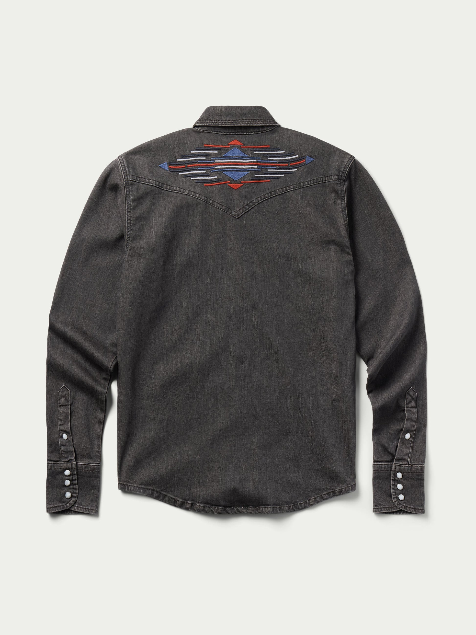 Schaefer Outfitter Women's Embroidered Denim Snap Shirt