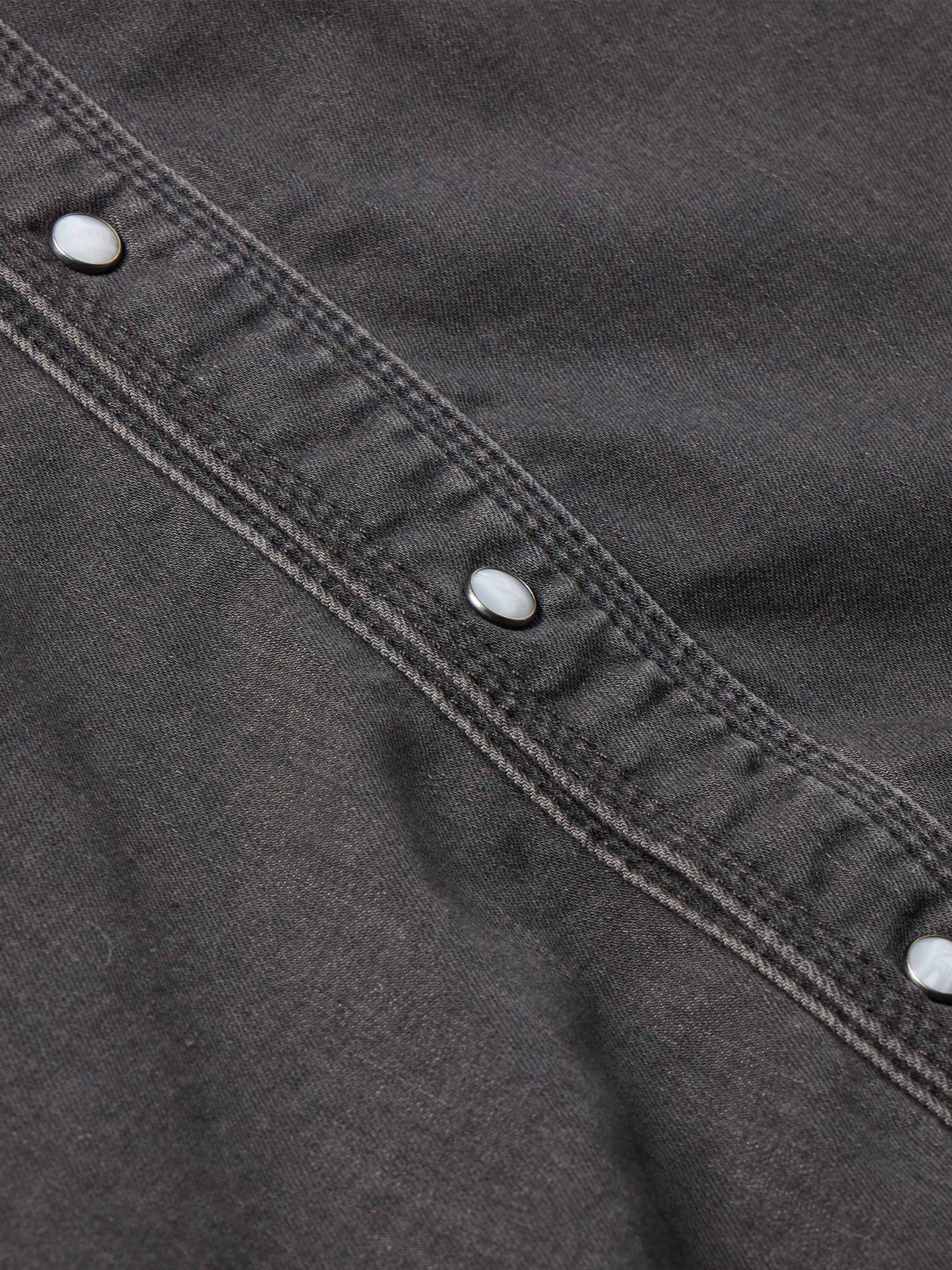 Schaefer Outfitter Women's Embroidered Denim Snap Shirt