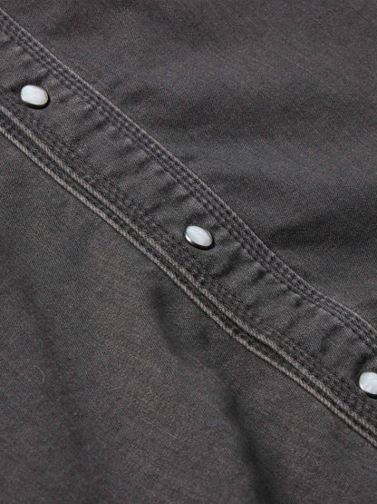Schaefer Outfitter Women's Embroidered Denim Snap Shirt