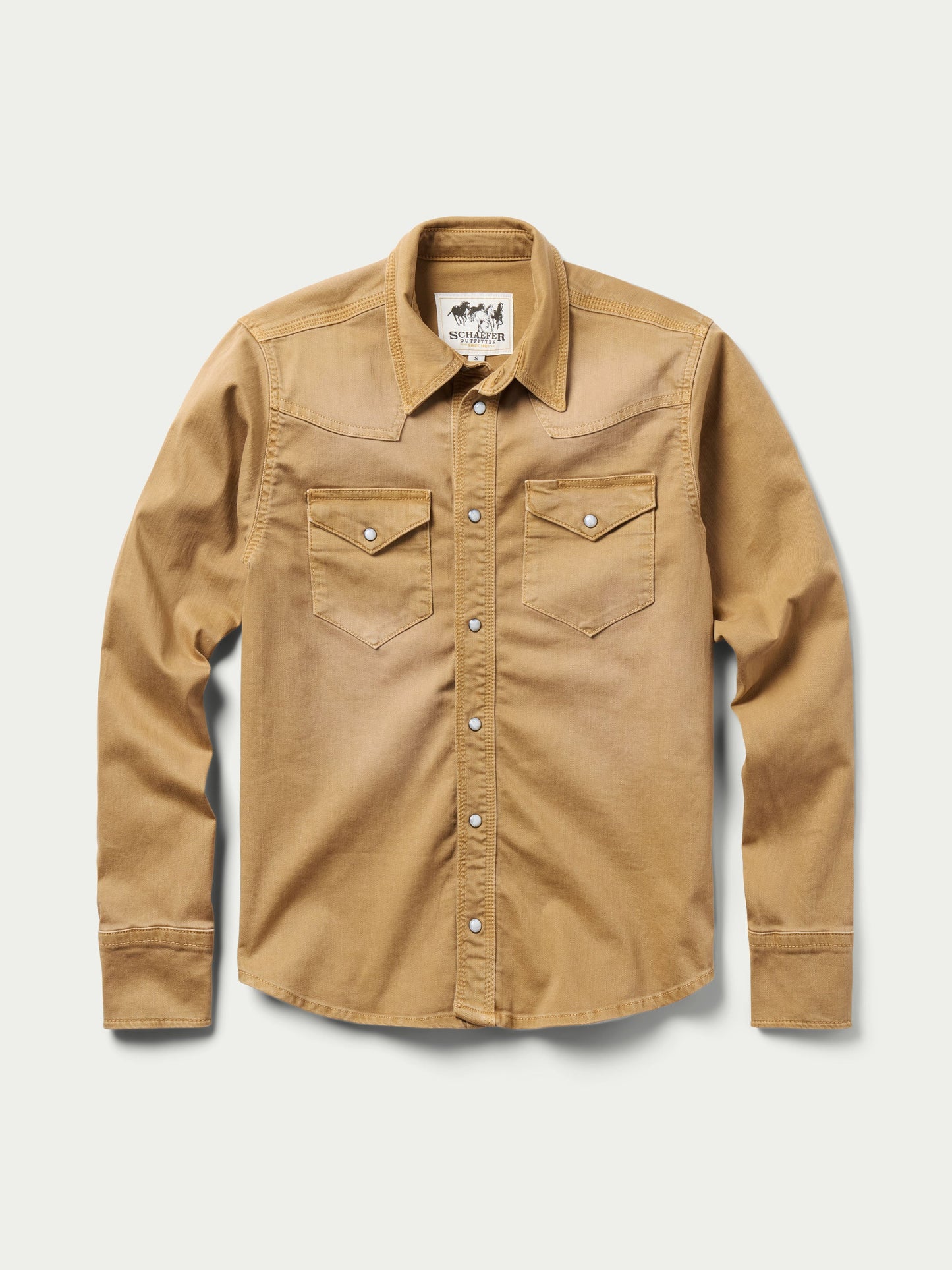 Schaefer Outfitter Women's Western Denim Snap Shirt