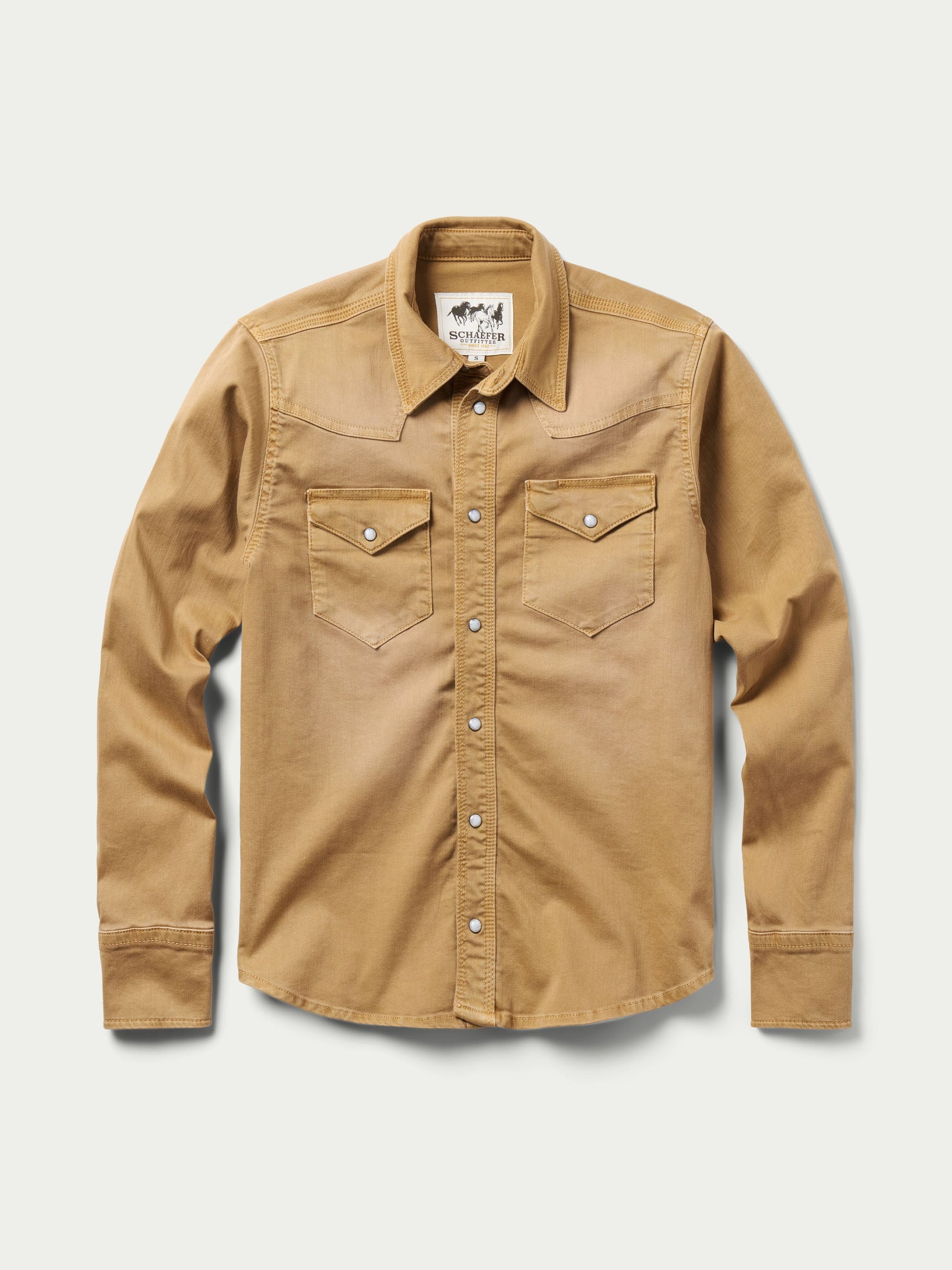 Schaefer Outfitter Women's Western Denim Snap Shirt