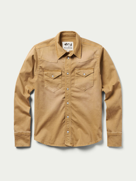 Schaefer Outfitter Women's Western Denim Snap Shirt
